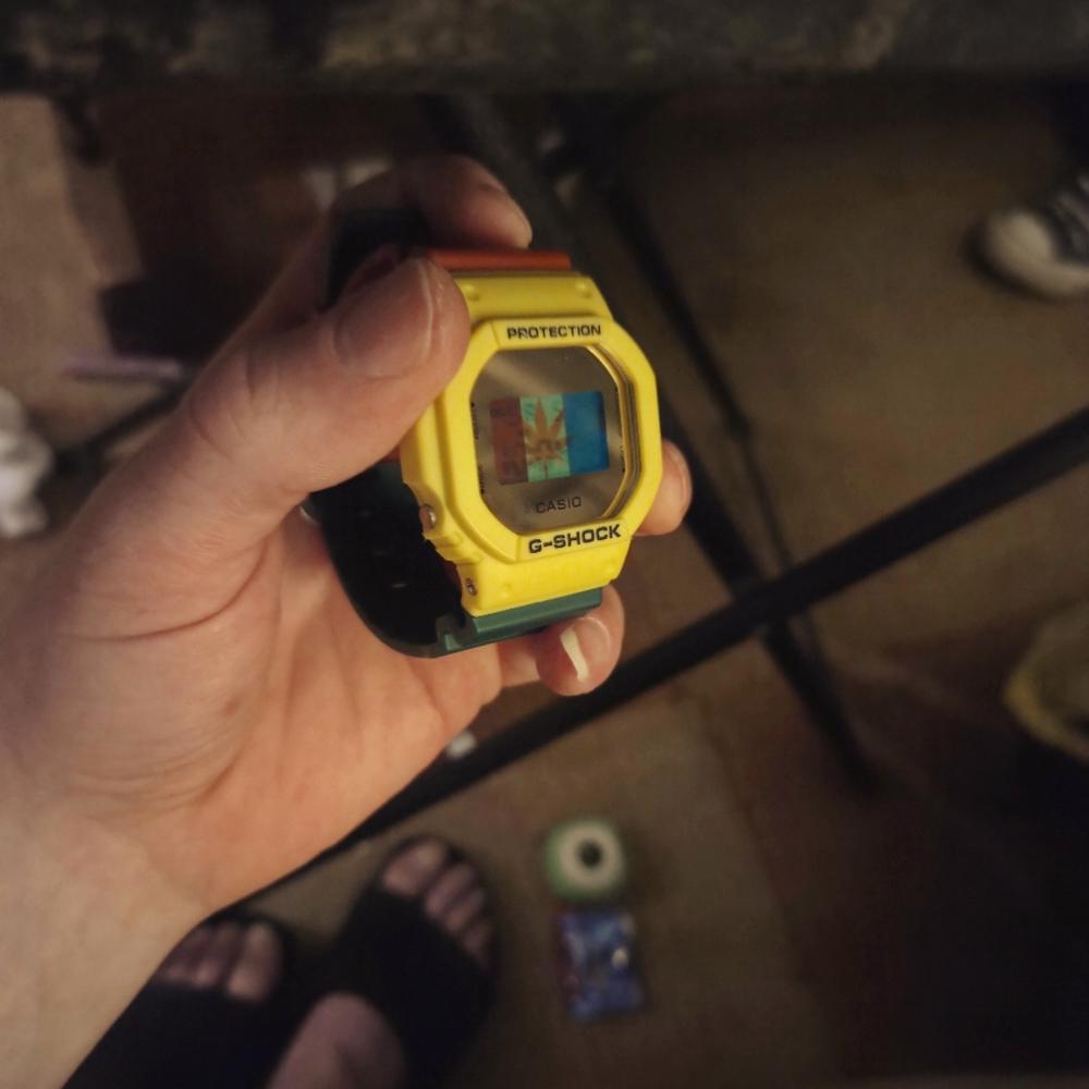 G-SHOCK Yellow and Black Digital Watch